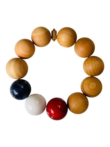 Gumball Wrist Hug - Red, White & Blue