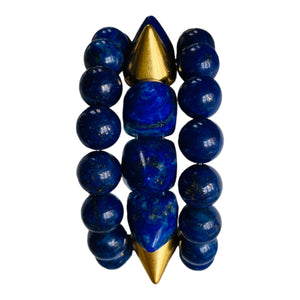STACKED LUXE SPIKE - Lapis