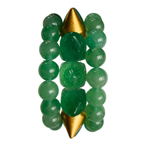 STACKED LUXE SPIKE - Aventurine