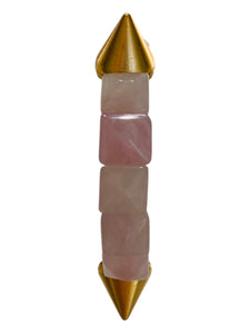LUXE Studs - Rose Quartz