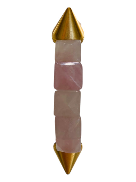 LUXE Studs - Rose Quartz