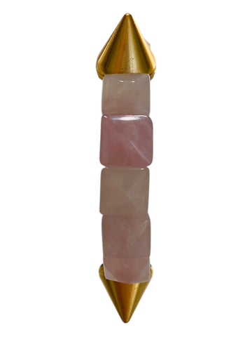 LUXE Studs - Rose Quartz