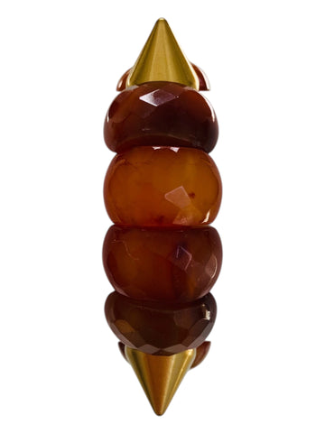 LUXE Jumbo Facets - Carnelian