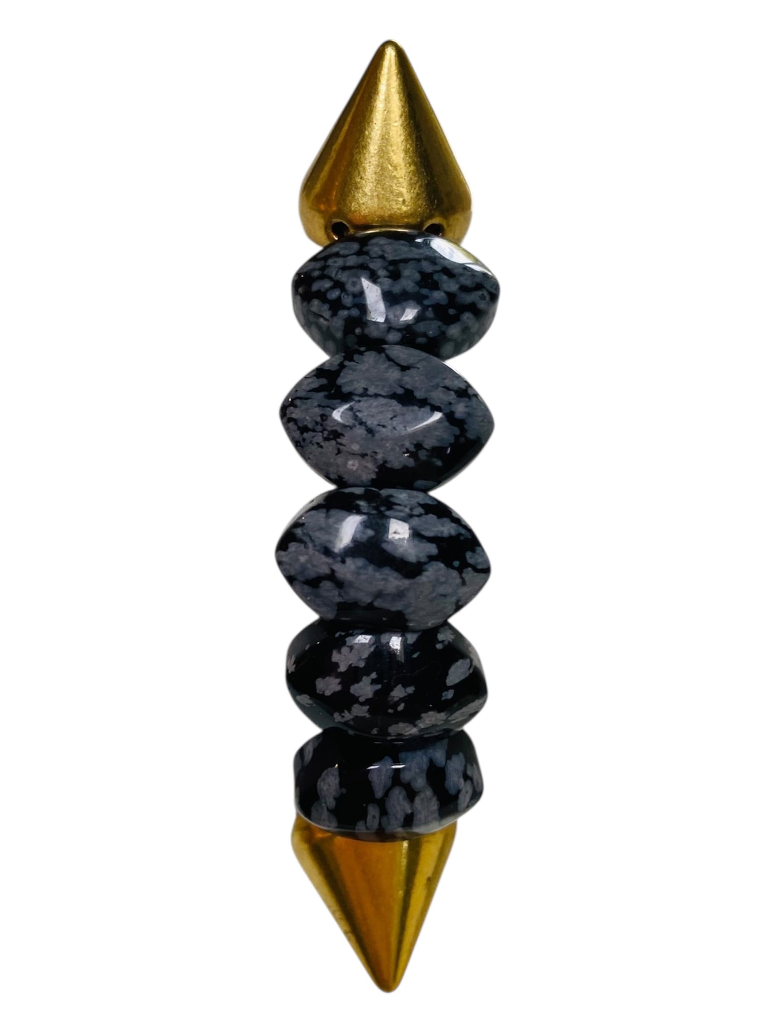 LUXE Eyes - Snowflake Obsidian