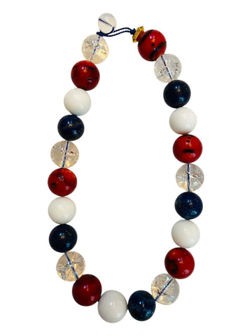 Gumball Neck Hug - Red, White & Blue