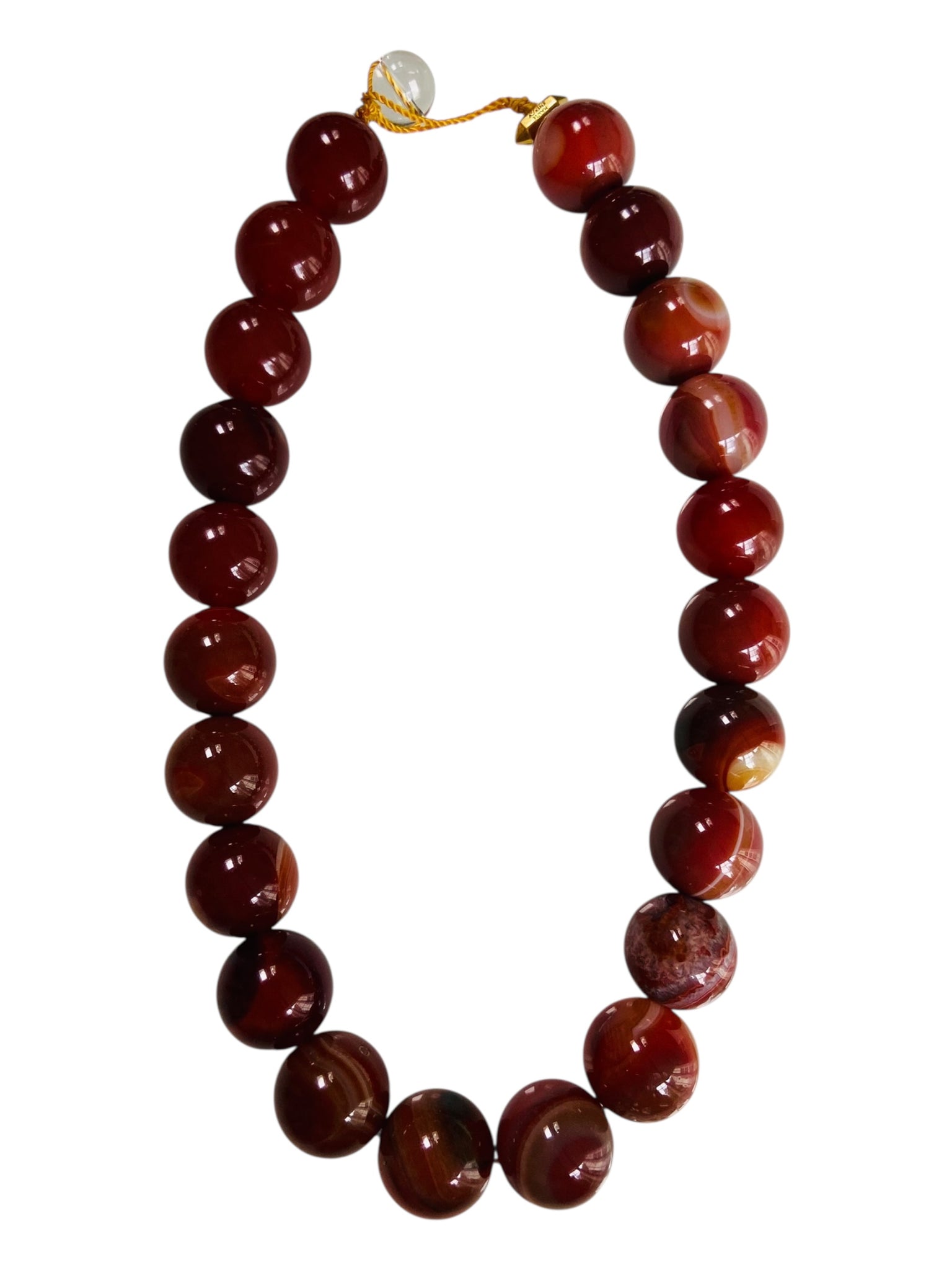 Gumball Neck Hug - Carnelian