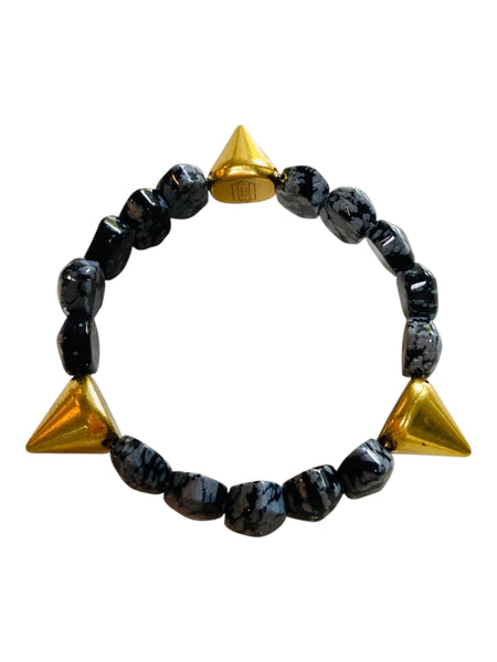 LUXE Eyes - Snowflake Obsidian