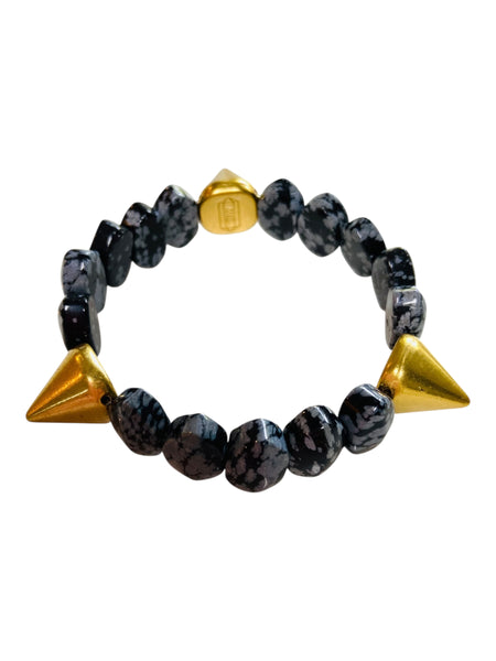 LUXE Eyes - Snowflake Obsidian