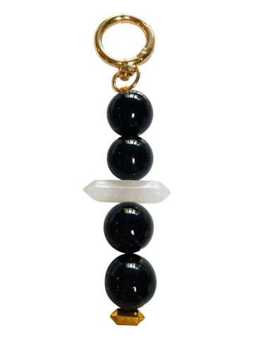 Bag Charm - Onyx