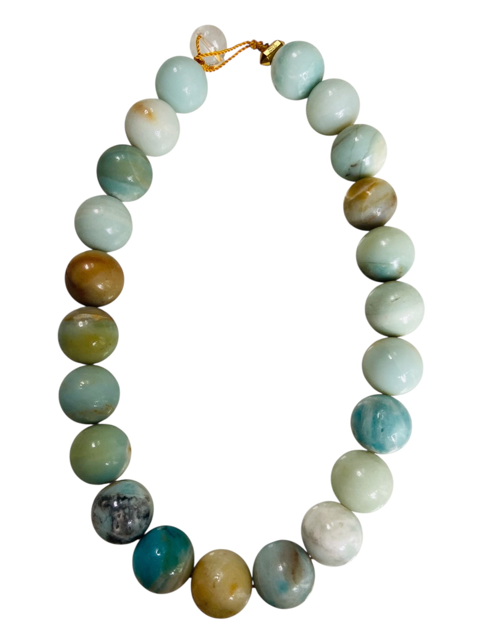Gumball Neck Hug - Amazonite
