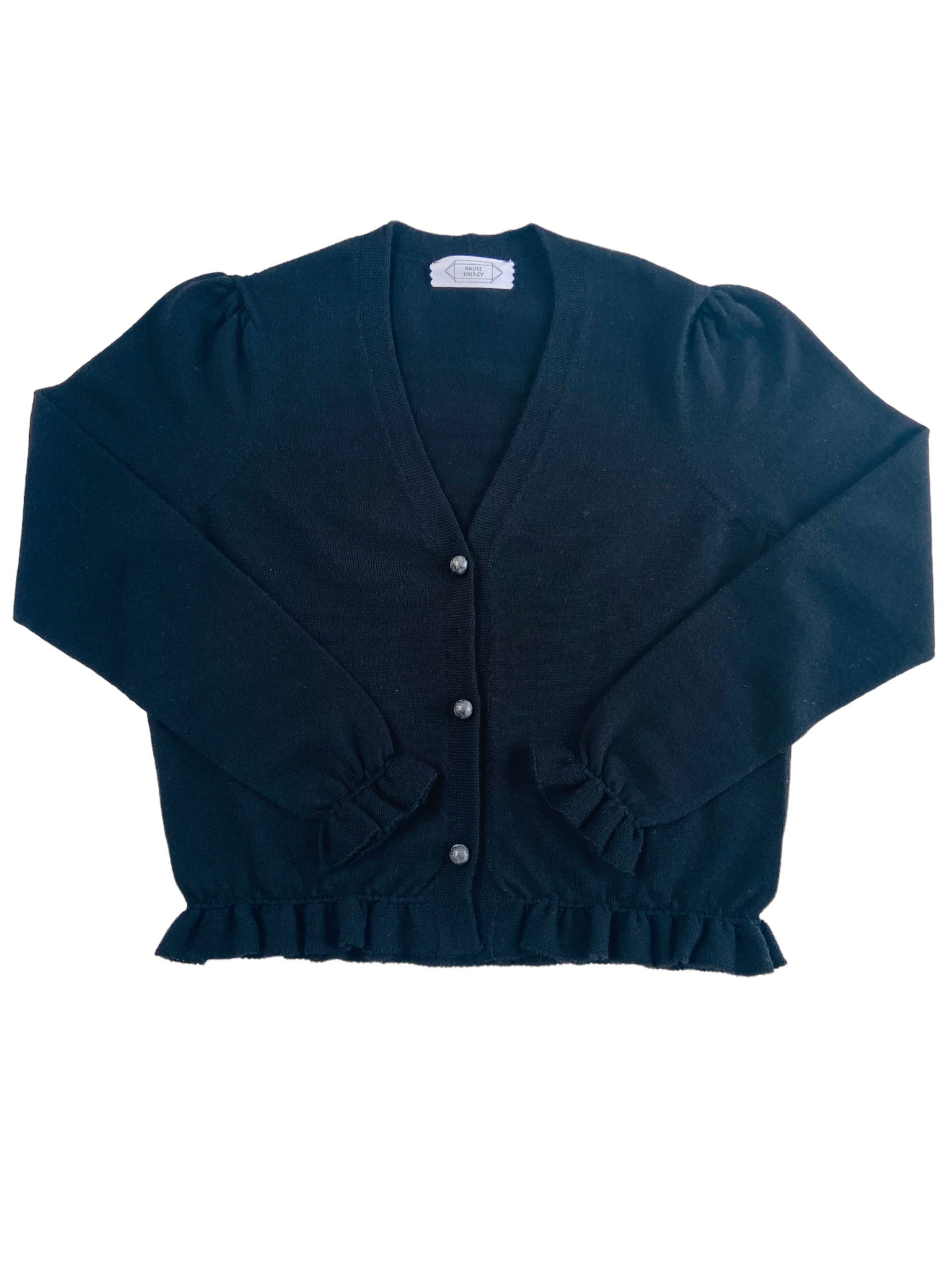 Haute Energy Merino Wool Cardigan - Black