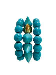 Turquoise Spike Stack