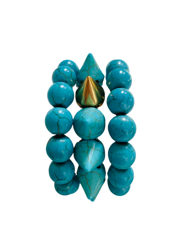 Turquoise Spike Stack