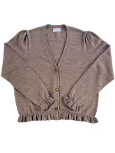 Haute Energy Merino Wool Cardigan - Toasted Walnut