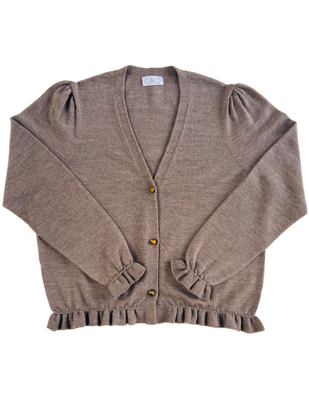 Haute Energy Merino Wool Cardigan - Toasted Walnut