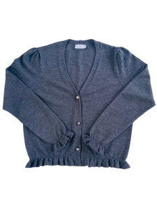 Haute Energy Merino Wool Cardigan - Basalt Grey