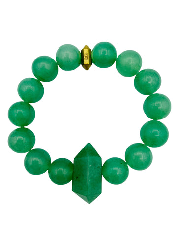 Green Aventurine with Double Terminated Green Aventurine