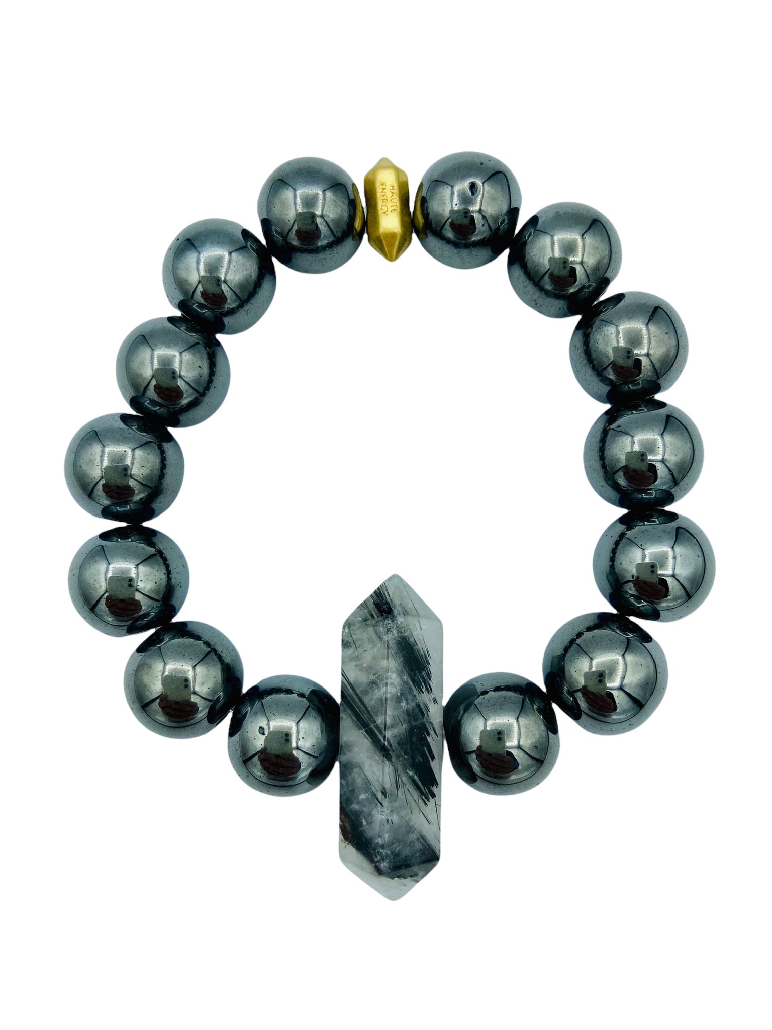 Hematite with Double Terminated Tourmalinated Quartz